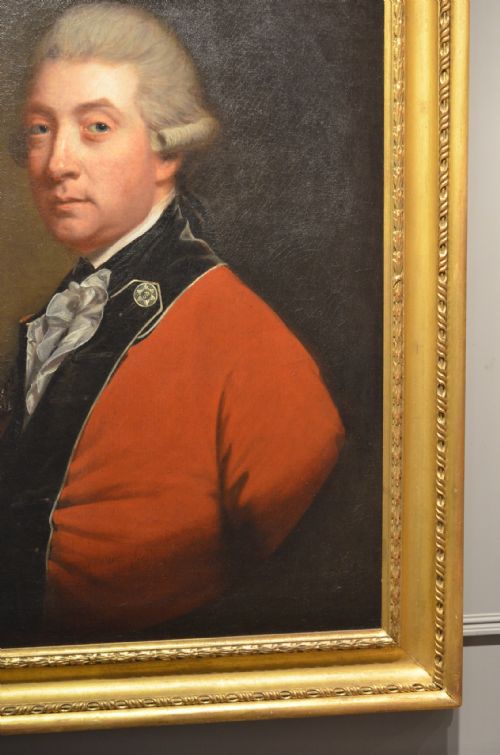 SUPERB 18TH CENTURY PORTRAIT OF ALEXANDER POPHAM BY THOMAS BEACH SIGNED - ADDITIONAL PHOTO 2