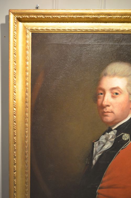 SUPERB 18TH CENTURY PORTRAIT OF ALEXANDER POPHAM BY THOMAS BEACH SIGNED - ADDITIONAL PHOTO 4