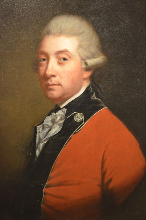 SUPERB 18TH CENTURY PORTRAIT OF ALEXANDER POPHAM BY THOMAS BEACH SIGNED - ADDITIONAL PHOTO 5