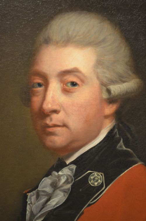 SUPERB 18TH CENTURY PORTRAIT OF ALEXANDER POPHAM BY THOMAS BEACH SIGNED - ADDITIONAL PHOTO 6