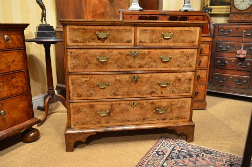 A Beautiful Small 18th Century Walnut Chest of Drawers
