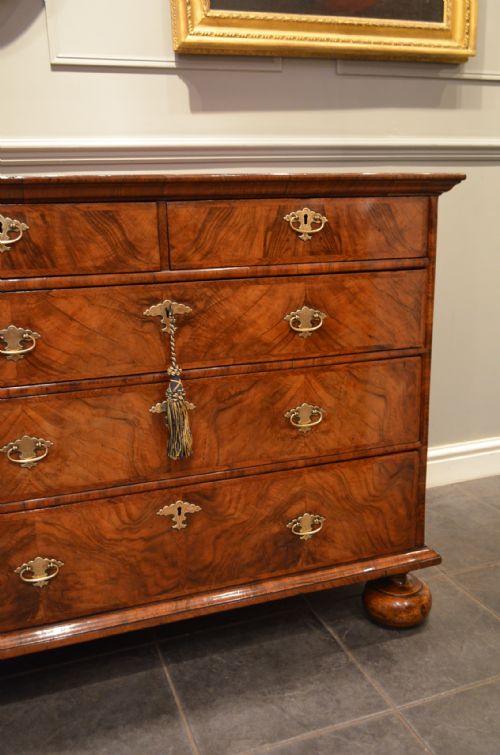 fig 2. A Stunning early 18th Century Walnut Chest of Drawers