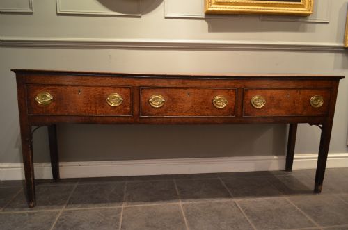 Superb Georgian Oak Dresser Base