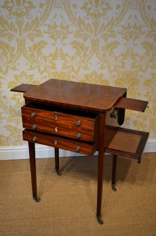 Early 19th Century Mahogany Reading Writing Work Table