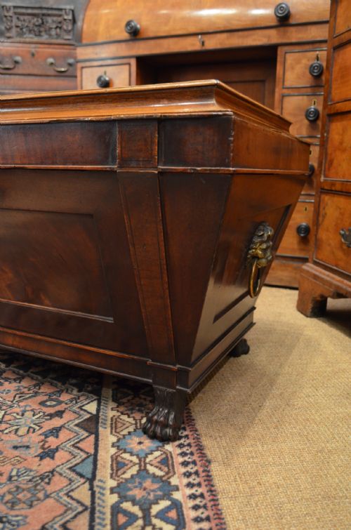 fig 1. A 19th Century Irish mahogany wine cooler 