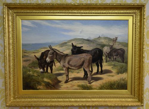 fig 1. Donkeys Grazing on Grassy Sand Dunes. W Marshall 1875
