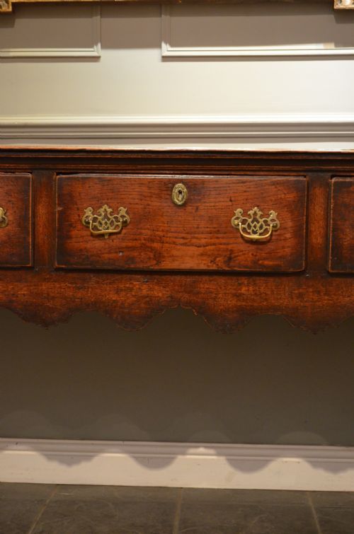 fig 2. 18th Century oak Padfoot Dresser Base
