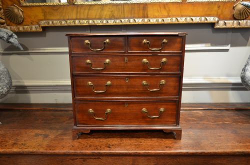 Georgian Miniature Mahogany Chest of Drawers