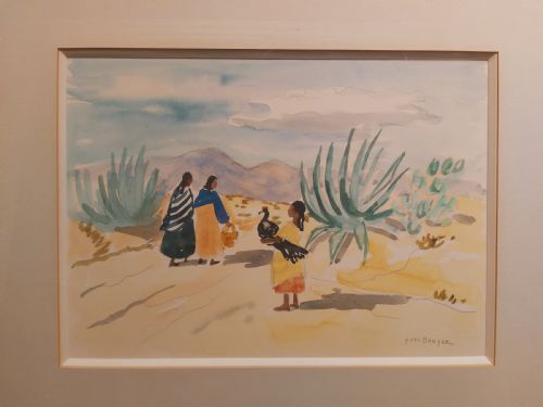 YVES BRAYER WATER COLOUR PICTURE - ADDITIONAL PHOTO 1