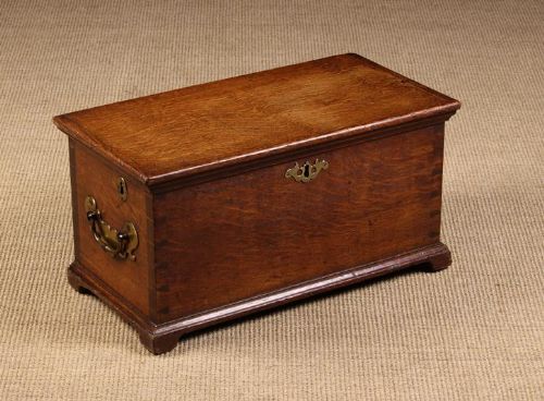 An 18th Century Oak Rent Box