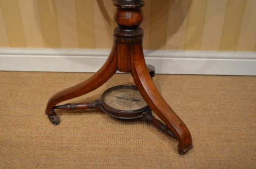 fig 2. Fabulous 19th Century George III Mahogany Terrestrial Globe by Malby and Son.