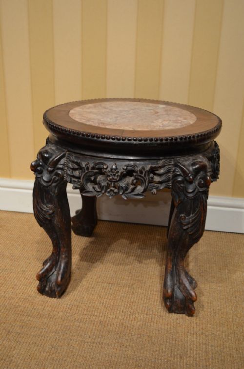 fig 1. 19th Century Chinese Fish Bowl on stand.