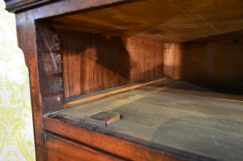 BEAUTIFUL GEORGE III MAHOGANY CHEST ON CHEST - ADDITIONAL PHOTO 11