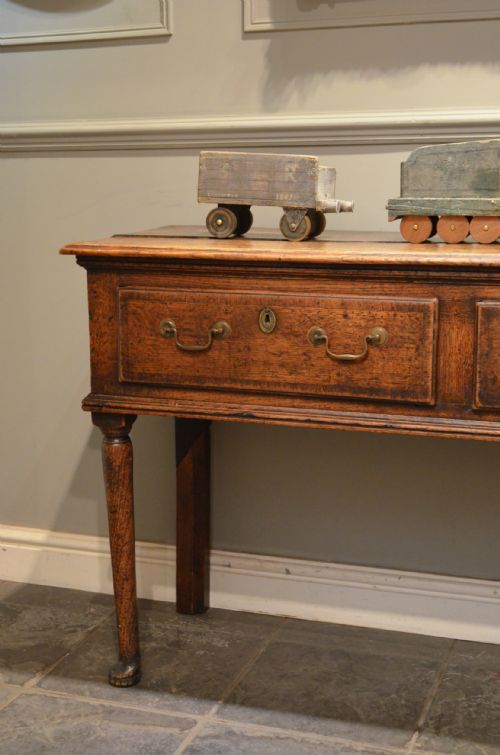 fig 2. Small Georgian Padfoot Oak Dresser Base.
