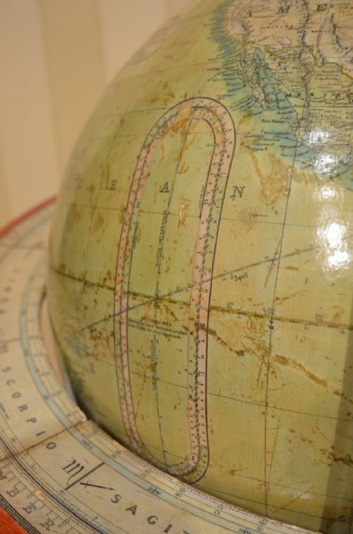 STUNNING PAIR OF THOMAS MALBY GLOBES - ADDITIONAL PHOTO 10