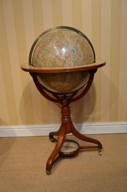 STUNNING PAIR OF THOMAS MALBY GLOBES - ADDITIONAL PHOTO 11