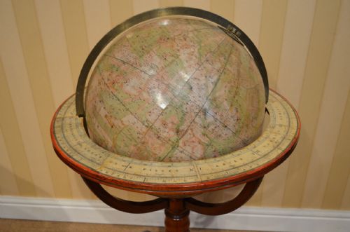 STUNNING PAIR OF THOMAS MALBY GLOBES - ADDITIONAL PHOTO 12
