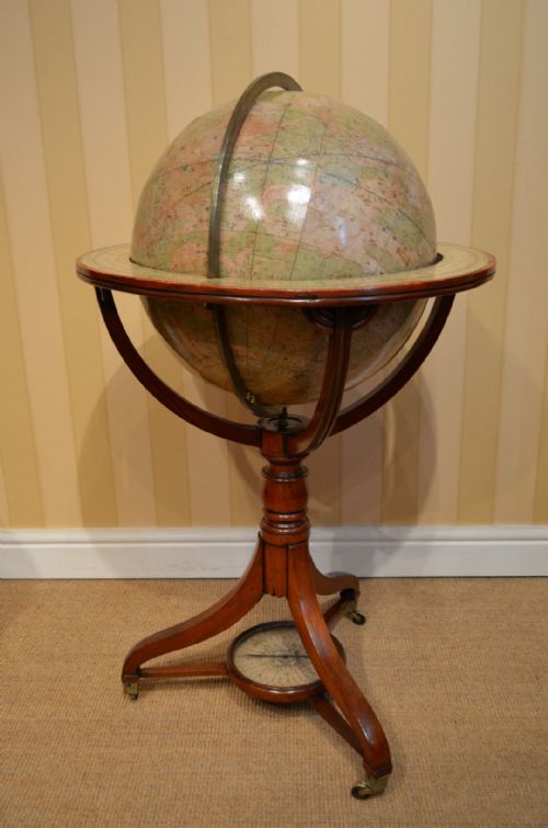 STUNNING PAIR OF THOMAS MALBY GLOBES - ADDITIONAL PHOTO 18