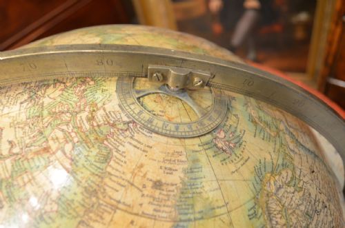 STUNNING PAIR OF THOMAS MALBY GLOBES - ADDITIONAL PHOTO 25