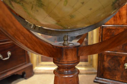 STUNNING PAIR OF THOMAS MALBY GLOBES - ADDITIONAL PHOTO 26