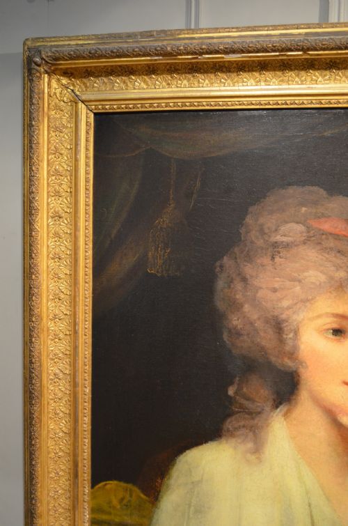 fig 1. Beautiful Portrait of a Lady in the Style of George Romney