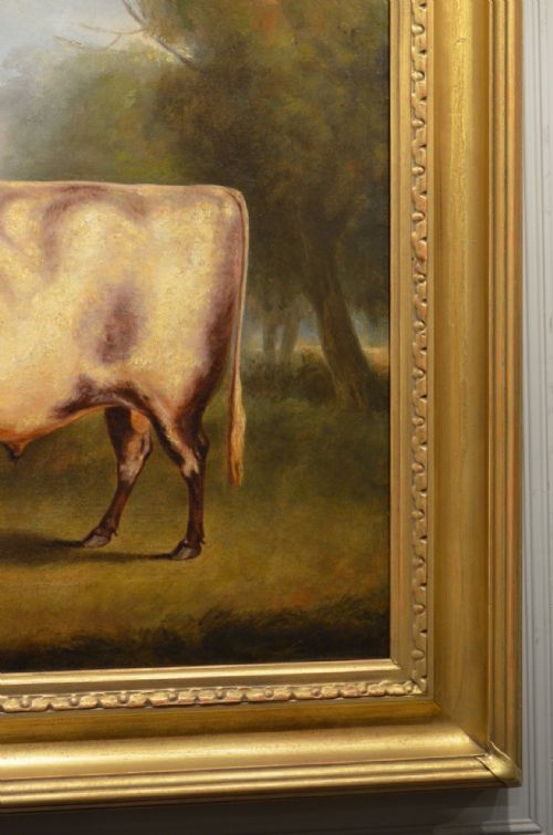 WILLIAM HENRY DAVIS 17861865 A PRIZE BULL STANDING IN A LANDSCAPE - ADDITIONAL PHOTO 5