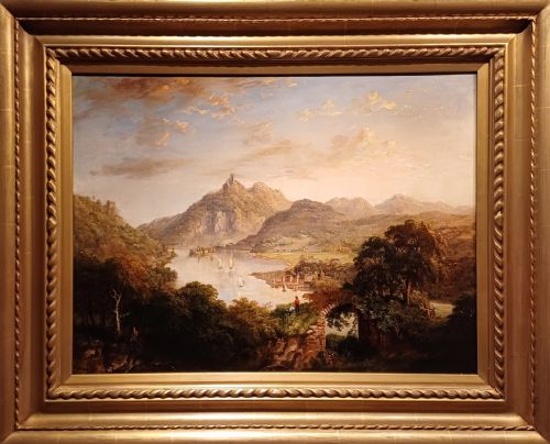 River Scene Oil Painting.