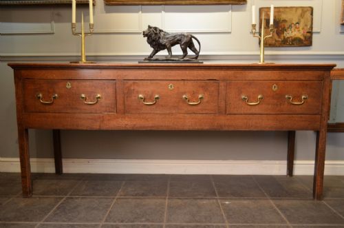 18th Century Oak Dresser Base