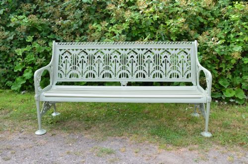 fig 1. Coalbrookdale Garden Bench Designed By Christopher Dresser