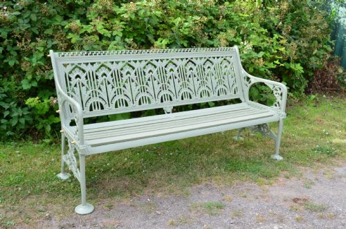 fig 2. Coalbrookdale Garden Bench Designed By Christopher Dresser