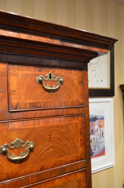 GEORGE I WALNUT CHEST ON CHEST - ADDITIONAL PHOTO 7