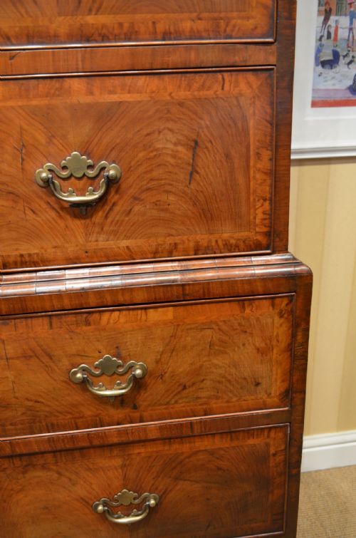 GEORGE I WALNUT CHEST ON CHEST - ADDITIONAL PHOTO 9