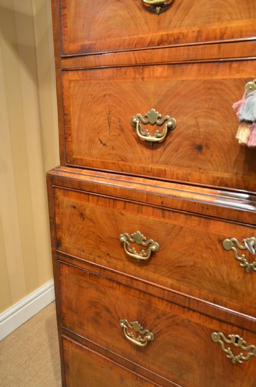GEORGE I WALNUT CHEST ON CHEST - ADDITIONAL PHOTO 10