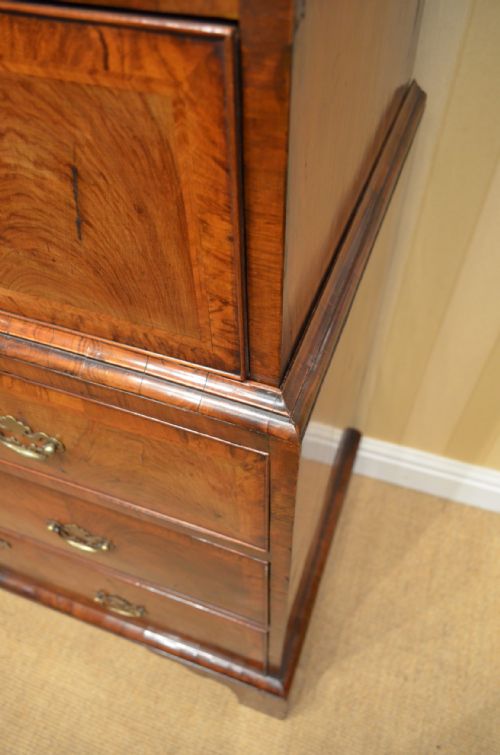GEORGE I WALNUT CHEST ON CHEST - ADDITIONAL PHOTO 17