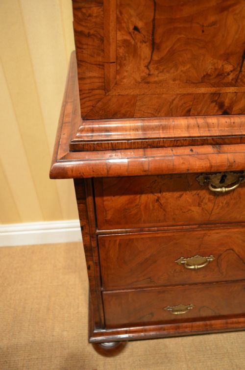 WILLIAM AND MARY WALNUT CABINET ON CHEST - ADDITIONAL PHOTO 13