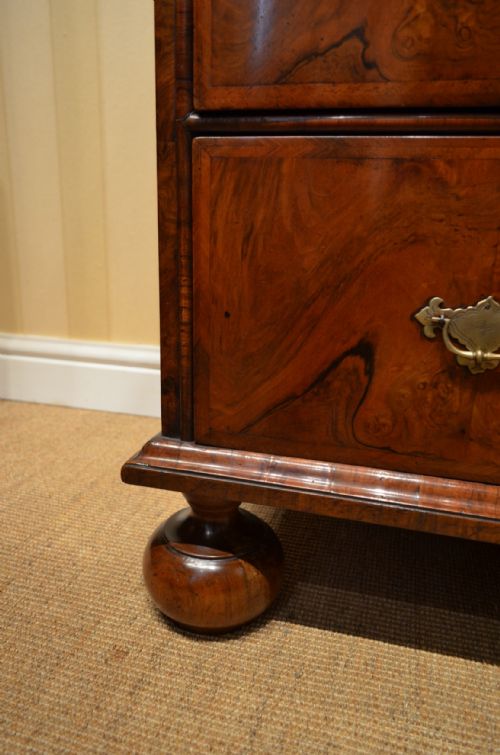 WILLIAM AND MARY WALNUT CABINET ON CHEST - ADDITIONAL PHOTO 20