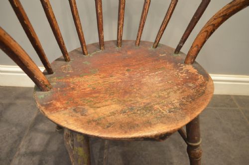 BEAUTIFUL LATE 18TH CENTURY WEST COUNTRY WINDSOR ARMCHAIR - ADDITIONAL PHOTO 2