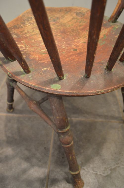 BEAUTIFUL LATE 18TH CENTURY WEST COUNTRY WINDSOR ARMCHAIR - ADDITIONAL PHOTO 3