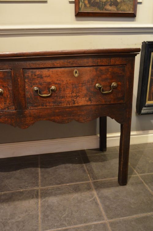 fig 1. Beautiful Georgian Oak Dresser Base.