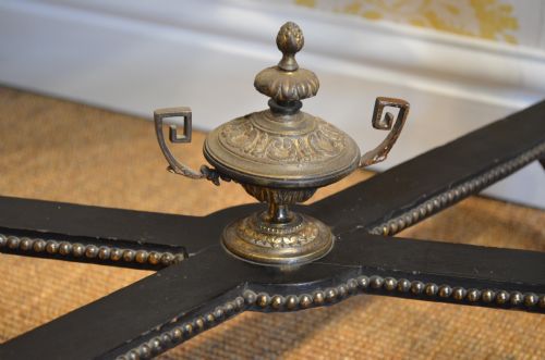 BEAUTIFUL PAIR OF WALNUT AND EBONISED JARDINIERES - ADDITIONAL PHOTO 8