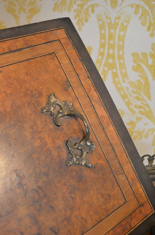 BEAUTIFUL PAIR OF WALNUT AND EBONISED JARDINIERES - ADDITIONAL PHOTO 16