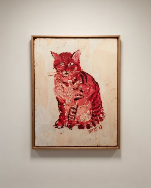 Oil on Board 'The Cat' by Fred Yates