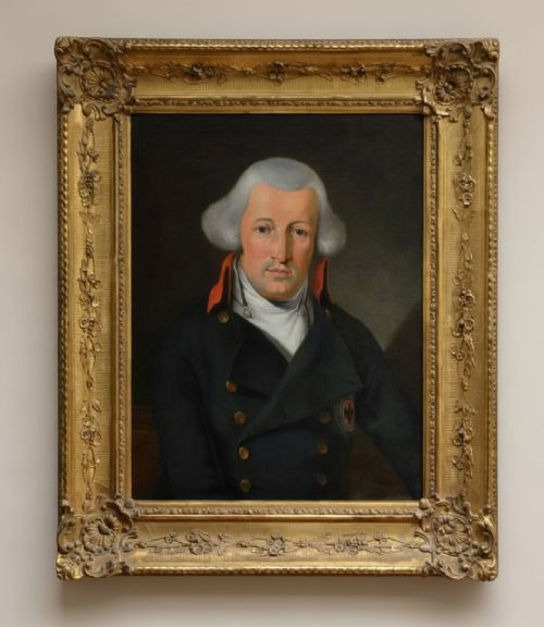 AN ELEGANT PORTRAIT OF A HIGH RANKING RUSSIAN OFFICER CIRCA 17901800