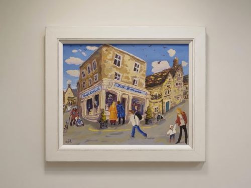 Great Oil on Canvas by Lucy Pratt of 'Jaffe and Neale' Chipping Norton Oxfordshire