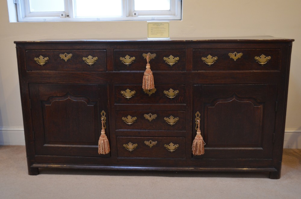 A Wonderful Georgian Oak Cupboard Base Dresser.