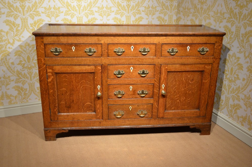 A Stunning Georgian Oak Cupboard Dresser base.