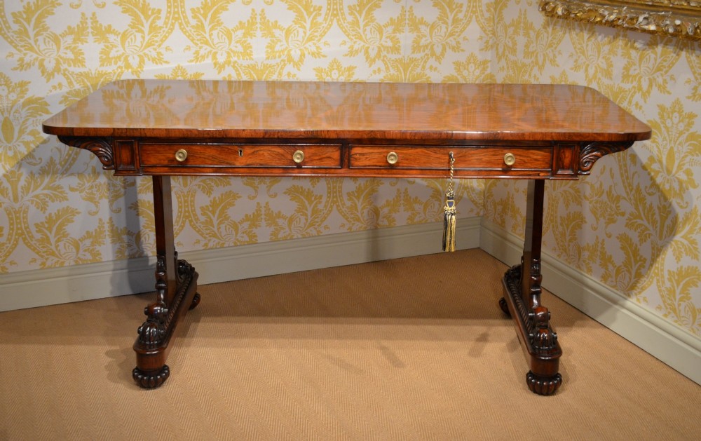 Fabulous Rosewood Centre Table or Sofa Table from the early 19th Century.