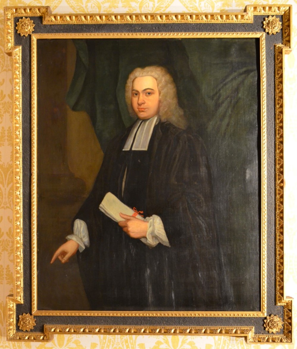 Wonderful Large 18th Century Portrait of a Barrister