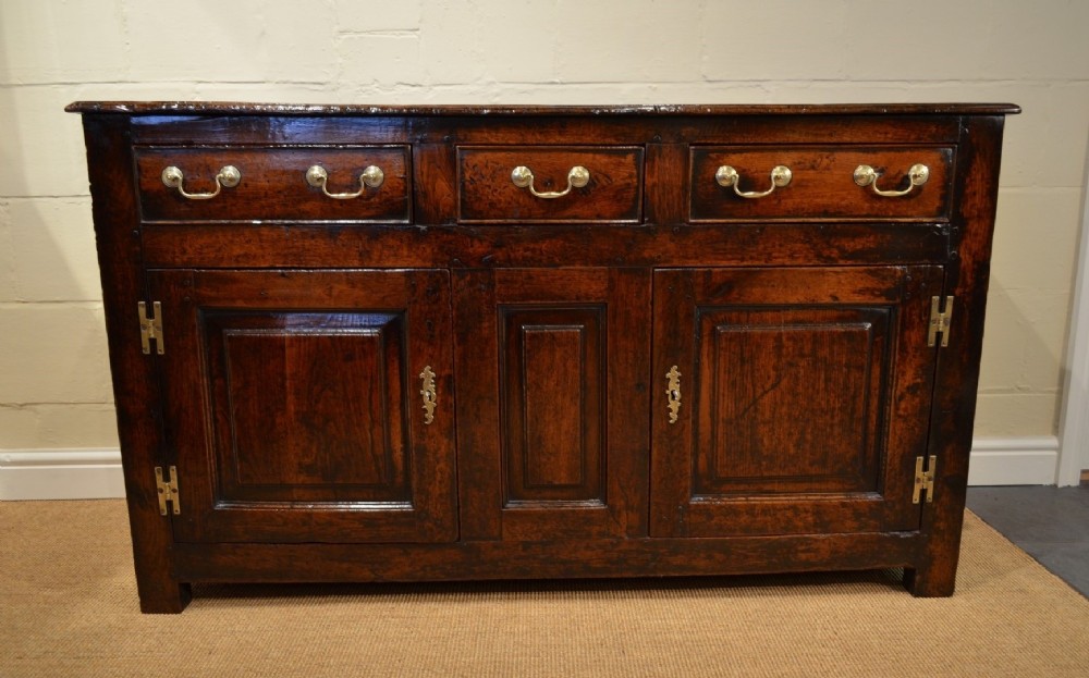 Fabulous  18th Century Oak Dresser Base with beautiful colour and patination.