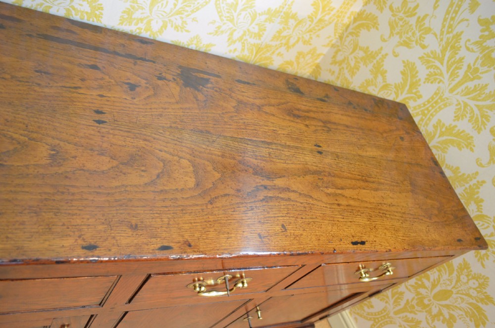 Superb George III Oak Cupboard Dresser Base with fabulous colour and proportions View XIII
